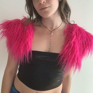 Original Fluffe Wrap - Neon Faux Fur Neck Collar / Stole